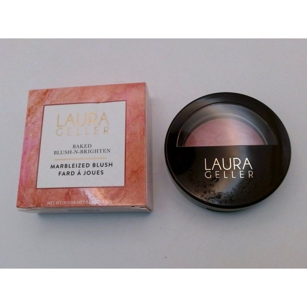 LAURA GELLER - Baked Blush-n-Brighten Marbleized Blush, Pink Buttercream, BNIB